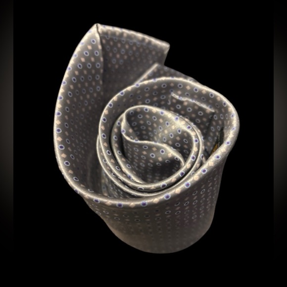 Free with Purchase - Vintage Stefano Ricci Silver Silk Tie - Picture 1 of 8